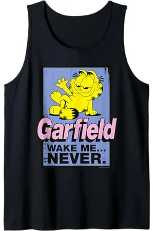 Garfield Wake me never Katze Tank Top