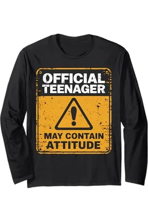 Graphic 365 Teenager 13. Geburtstag Jungen Mädchen Offiziell Teenager Lustig Langarmshirt