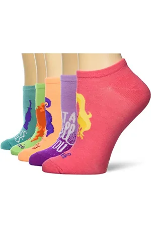 Disney Damen Hocus Pocus No Show, 5 Stück Lässige Socke, , 42-44.5 EU