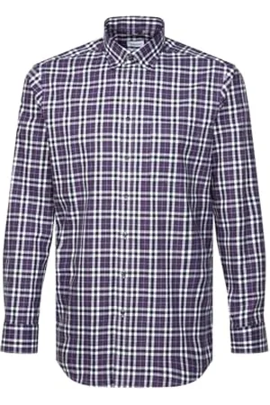 Seidensticker Herren Regular Fit Langarm Hemd, , 38
