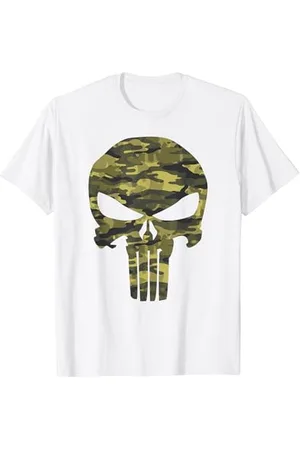 Marvel Punisher Camo Fill Logo T-Shirt