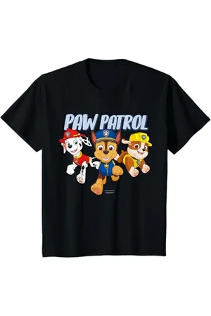 Paw Patrol Kinder - Chase Marshall Rubble Running T-Shirt