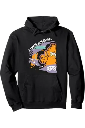 Garfield Ich hasse Montage Streetwear Pullover Hoodie