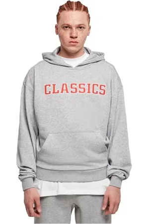 Urban classics Herren TB5934-Classics College Hoody Kapuzenpullover, Grey, 4XL