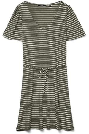 VERO MODA Damen Vmgina 2/4 Short Dress JRS Ga Noos, , Large
