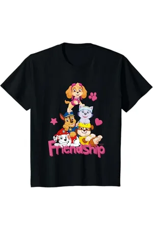 Paw Patrol Kinder - Marshall Rubble Chase Skye Everest Friendship T-Shirt