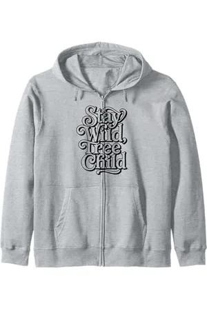 Symbiosis Supply Co. Stay Wild Tree Child Tree Hugger Nature Lover Vintage Kapuzenjacke
