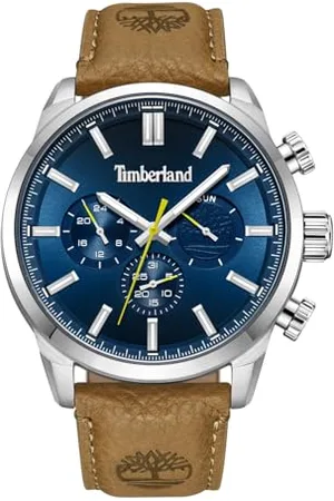 Timberland Herren Analog Quarz Uhr mit Leder Armband TDWGF0028702
