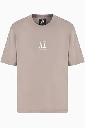 Armani Exchange Herren Icon Project, Embroidered Logo T-Shirt, , XL