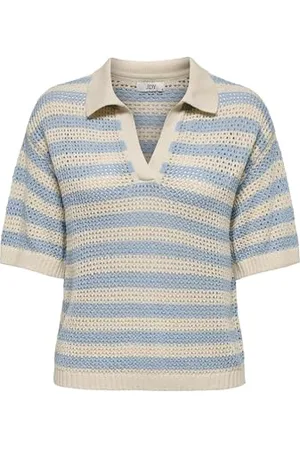 JDY Tikka S/S Collar Pullover KNT