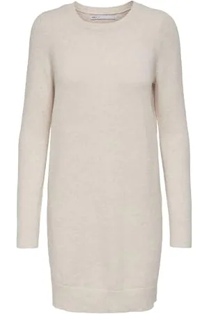 ONLY Damen ONLRICA Life L/S O-Neck Dress KNT NOOS Strickkleid, /Detail:Melange, M