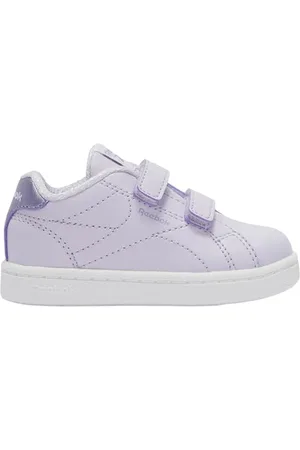 Reebok Jungen Mädchen ROYAL COMPLETE CLN 2.0 TWO STRAP Sneaker, DIGITALGLEAM/FTWRWHITE/METALICPURPLE, 22.5 EU