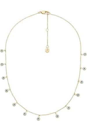 Fossil Sutton Damen -Ton Messing Halskette, JA7283710