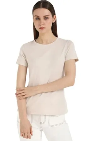 Calvin Klein Damen INSTITUTIONAL Graphic Slim Tee S/S T-Shirt, , M