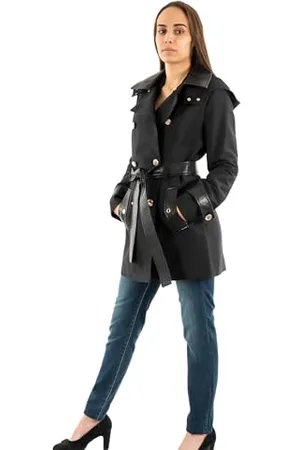 Morgan Damen 242-gzima Trenchcoat mit Kapuze, , 32