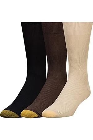 Gold Toe GOLDTOE Herren Socken aus Baumwollmischgewebe, Metropolitan Crew, 3 Paar, , Large