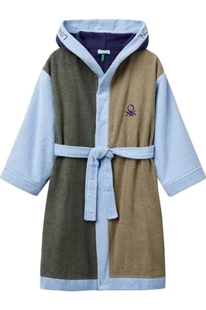 Benetton Unisex Kinder Accappatoio 6ord0800m Bademantel für Babys und Kleinkinder, , M