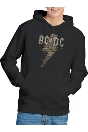 AC/DC Unisex Leopard Bolt Hoodie Kapuzenpullover, , M