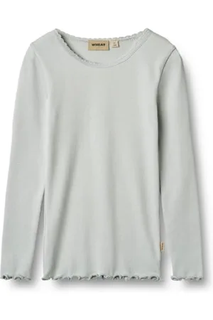 WHEAT Mädchen Rib T-Shirt Langarm Reese Oeko-Tex Standard