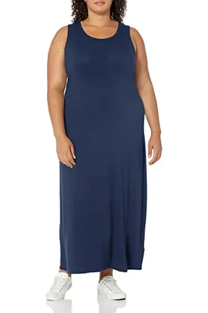 Amazon Damen Ärmelloses Maxikleid, , L