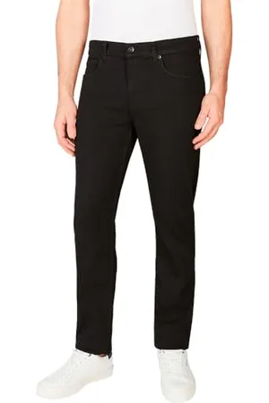 Pepe Jeans Herren Slim Jeans, Schwarz (Denim-Xm9), Bundweite: 91 cm, beinlänge: 76 cm (36 W / 30 L)