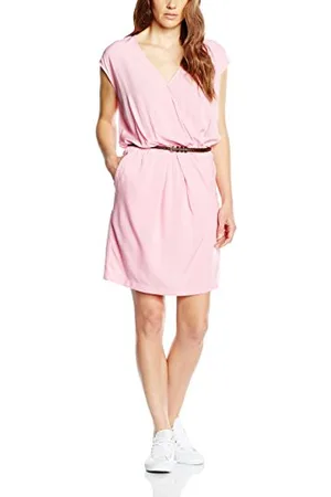 ESPRIT Damen aus seidigem Material Kleid, , (Herstellergröße: 34)