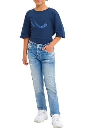 LTB Jungen Gerade Jeans Rafiel B in Blau - Größe 104