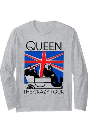 Queen Offizielle Crazy Tour Union Jack Langarmshirt Langarmshirt