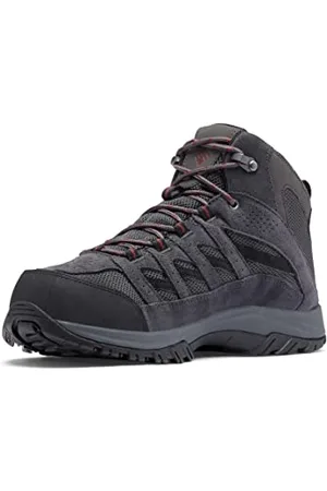 Columbia Crestwood Mid WP wasserdichte Wanderstiefel für Herren, Braun (Cordovan x Squash), 46 EU