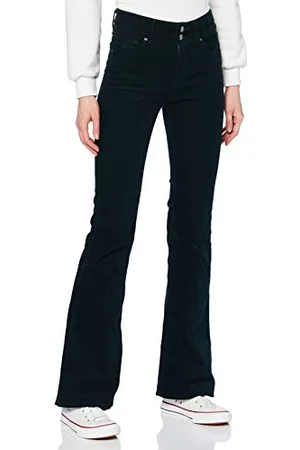 Replay Damen Newluz Flare Jeans, Grün (635 MILITARY GREEN), 31W / 32L