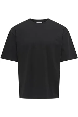Only & Sons Herren T-Shirt Rundhals Oversize Fit Jersey Shirt Dropped Shoulder Design Top, Farben: , Größe:S