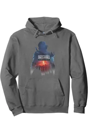 Playstation 3 Days Gone Remastered Ready To Fight Big Chest Poster Pullover Hoodie