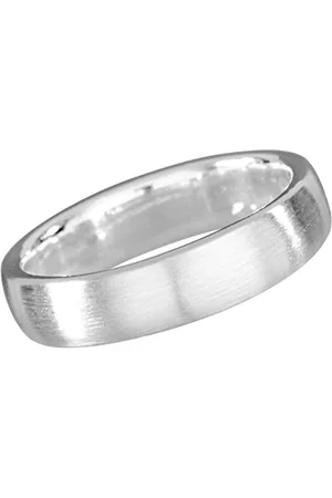 Vinani Unisex Ring 925 - klassisch schlicht mattiert Partnerring aus 925 Sterling für Frauen & Herren RCL60
