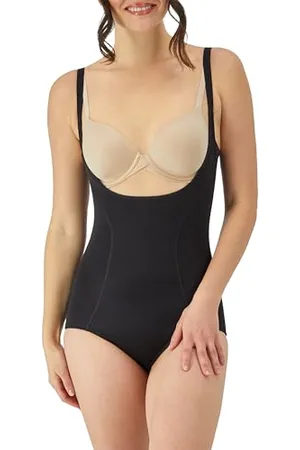 Maidenform Damen Formender Body ULTIMATE SLIMMER, Einfarbig, Gr. 44 (Herstellergröße: XXL), (BLACK BK)