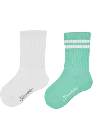 Sterntaler Socken Doppelpack Coolmax Rippe - Baby und Kindersocken - klassische Rippstruktur - Sport Socke - klimaregulierend - optimale Passform - 2er Pack Unisex Strümpfe - , Größe 26