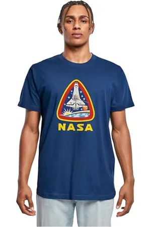 Merchcode Herren T-Shirt NASA - Lift Off T-Shirt, Regular Fit, 100% Cotton