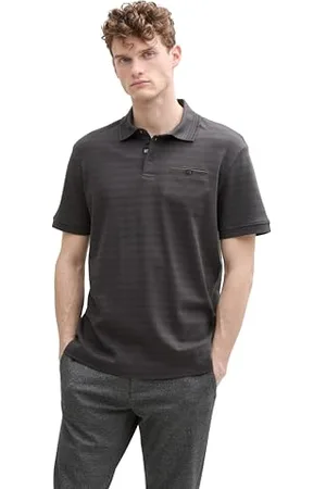 TOM TAILOR T-Shirt mit Foto-Print, Tarmac Grey, XS