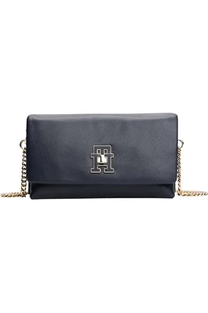 Tommy Hilfiger Damen Crossbody Bag Tasche Modern Mini Crossover mit Tragekette, Blau (Space Blue), Einheitsgröße