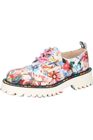 2Go Damen 8983-303 Oxford, weiß/Multi, 41 EU
