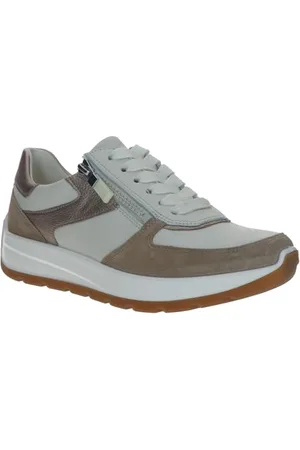 ARA Damen New York Sneaker, Sand,Cream, 39 EU Weit