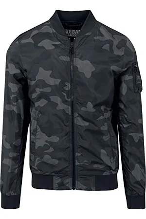 Urban classics Herren Light Camo Jacket Bomber Jacke, , M EU