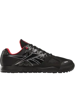 Reebok Herren Nano 2.0 Sneaker, Black/Energy RED, 44.5 EU