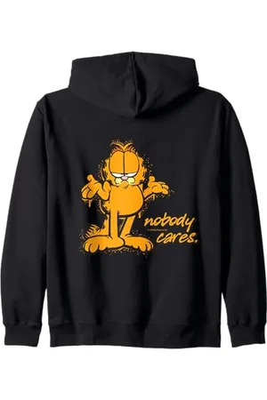 Garfield Nobody Cares Katze Kapuzenjacke
