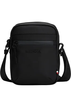 Tommy Hilfiger Herren Crossbody Bag Tasche Mini Reporter Klein, Schwarz (Black), Einheitsgröße