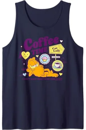 Garfield Coffee Time Katze Tank Top