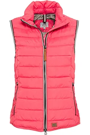 Camel Active Damen Steppweste aus recyceltem Polyester Pink womenswear-40