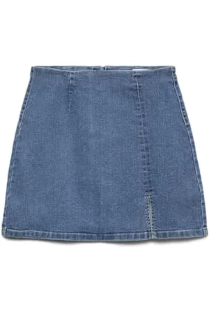 VERO MODA Damen VMNELLY HR Short Skirt DNM Mix NOOS Rock, , Small
