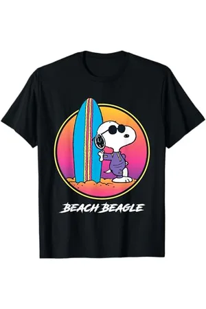 Peanuts Beach Beagle Surf Snoopy T-Shirt