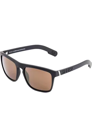 Sinner Unisex Thunder X-Matte Black-Gold Mirror Sonnenbrille