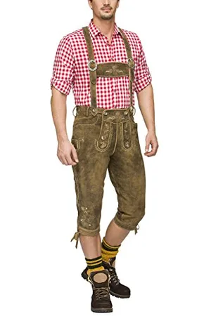 Stockerpoint Herren Hose Justin3 Lederhose, , 46
